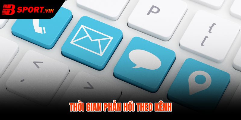 Mốc phản hồi liên hệ bsport theo từng kênh hỗ trợ